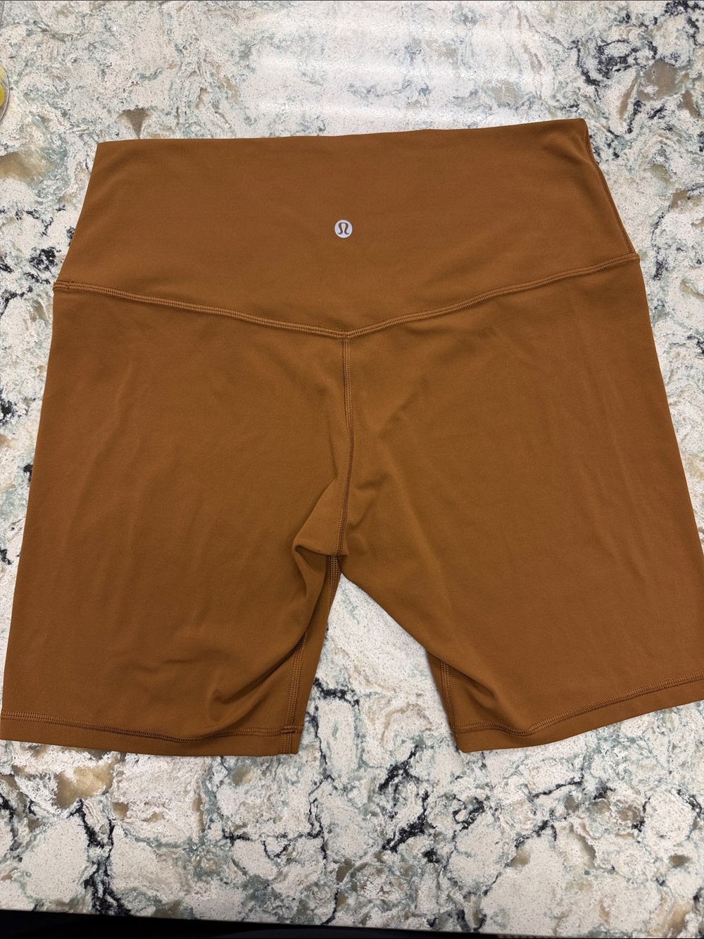 lululemon athletica High-Rise Bike Shorts — Rust size 10 or 12